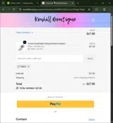 FB003 coupon verification screenshot
