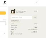 WELCOME coupon verification screenshot