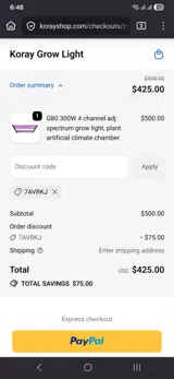 7avrkj coupon verification screenshot