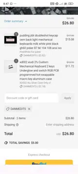 DANMEDITS coupon verification screenshot