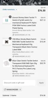 Mangokeebs coupon verification screenshot
