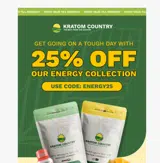 Kratom Country coupon verification screenshot