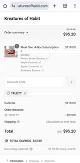 Truett coupon verification screenshot