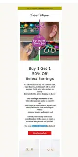 BOGOEARRINGS coupon verification screenshot