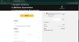 SNAKE coupon verification screenshot