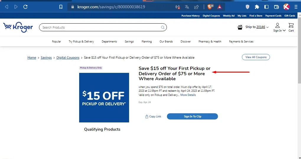 Kroger Coupons & Black Friday 2024 Deals 20 Off