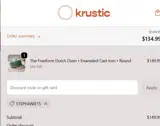 STEPHANIE15 coupon verification screenshot
