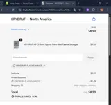 Krydrufi coupon verification screenshot