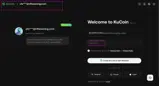 KuCoin coupon verification screenshot