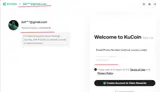 KuCoin coupon verification screenshot