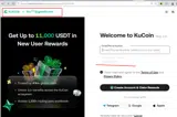 KuCoin coupon verification screenshot