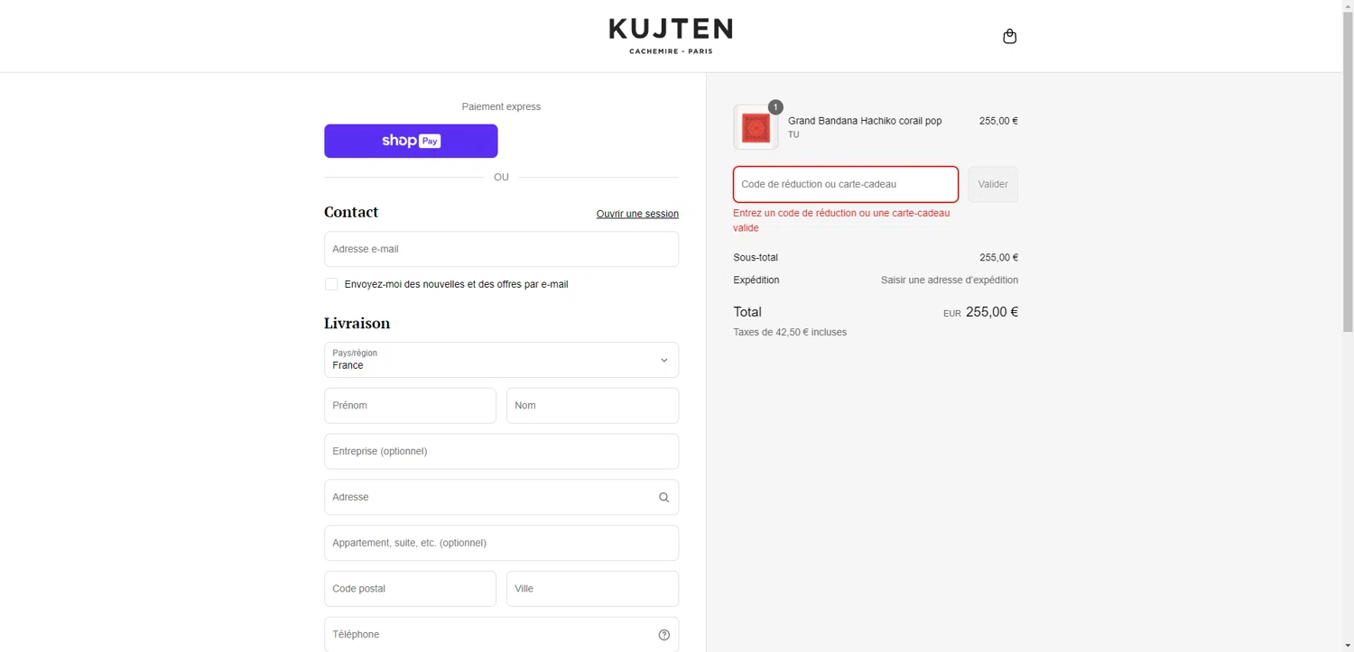 Kujten promo code screenshot showing code SUMMER10 applied at Kujten checkout page. Uploaded by SimplyCodes community member PromoAdmiral6652 on Jul 24, 2025
