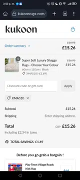 Xmas10 coupon verification screenshot