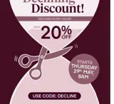 decline coupon verification screenshot