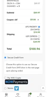 cbf coupon verification screenshot