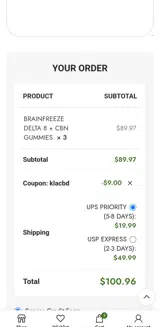 klacbd coupon verification screenshot