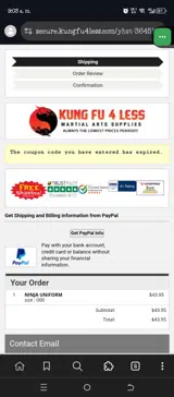 LABOR10 coupon verification screenshot