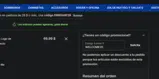 WELCOME20 coupon verification screenshot