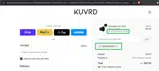 KUVRD coupon verification screenshot