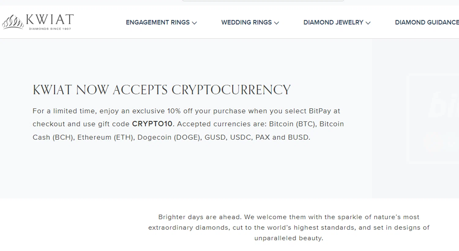 Kwiat checkout page showing Kwiat promo code box | Screenshot taken by SimplyCodes community member on Feb 9, 2024