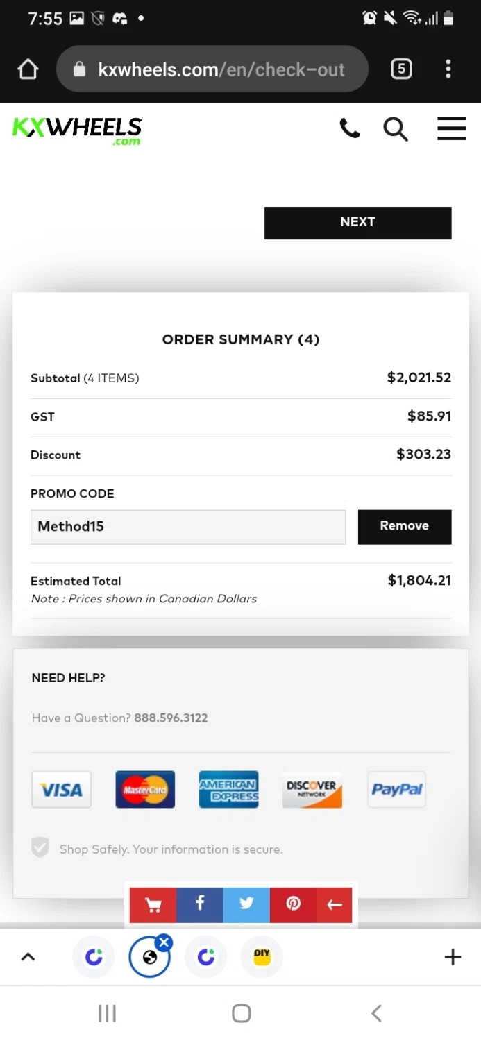 how to use KX Wheels coupons