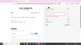 KYLIE15 coupon verification screenshot