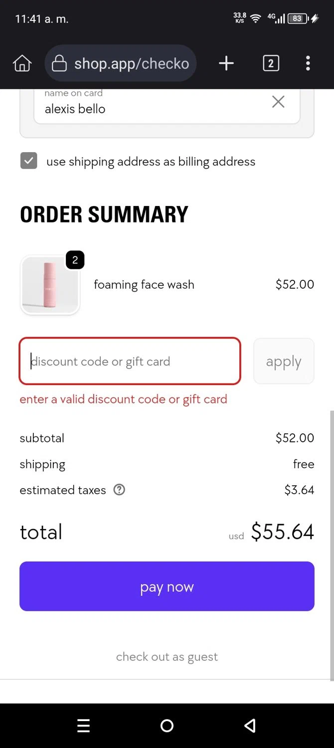Kylie Skin discount code screenshot showing code SKIN20 applied at Kylie Skin checkout page. Uploaded by SimplyCodes community member BrilliantHero1199 on Oct 30, 2025