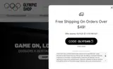 OLYFS49 coupon verification screenshot