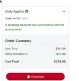 Los Angeles Angels coupon verification screenshot