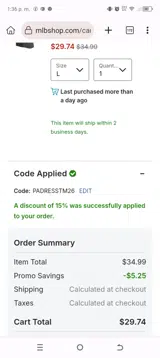 Los Angeles Angels coupon verification screenshot