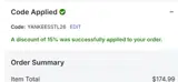 Los Angeles Angels coupon verification screenshot