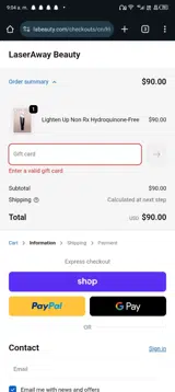 UPS10 coupon verification screenshot