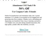 Friends coupon verification screenshot