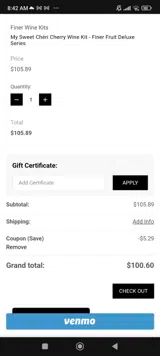 Save coupon verification screenshot