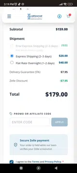 LabSourced Peptides coupon verification screenshot