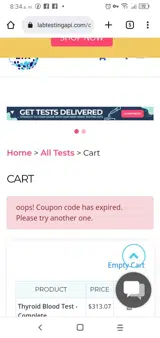 SPOOK17 coupon verification screenshot