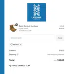 NEW10 coupon verification screenshot