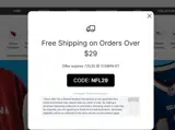 Los Angeles Chargers coupon verification screenshot