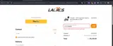 Lacros Bikes coupon verification screenshot
