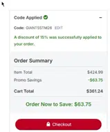 Los Angeles Dodgers coupon verification screenshot