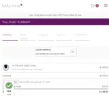LadyCompUS+714 coupon verification screenshot