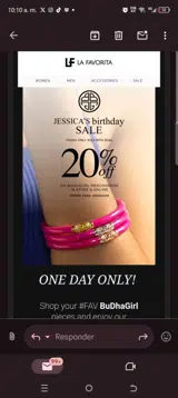Jessica20 coupon verification screenshot