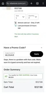 LAFC coupon verification screenshot
