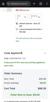 LAFC coupon verification screenshot