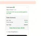 LA Galaxy coupon verification screenshot