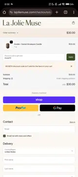 muse10 coupon verification screenshot