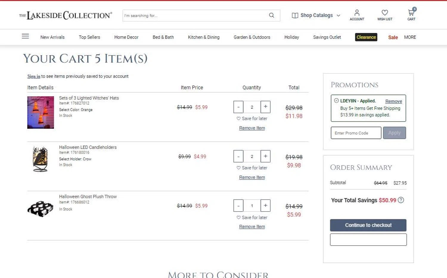 Lakeside Collection Promo Codes 30 Off October 2024