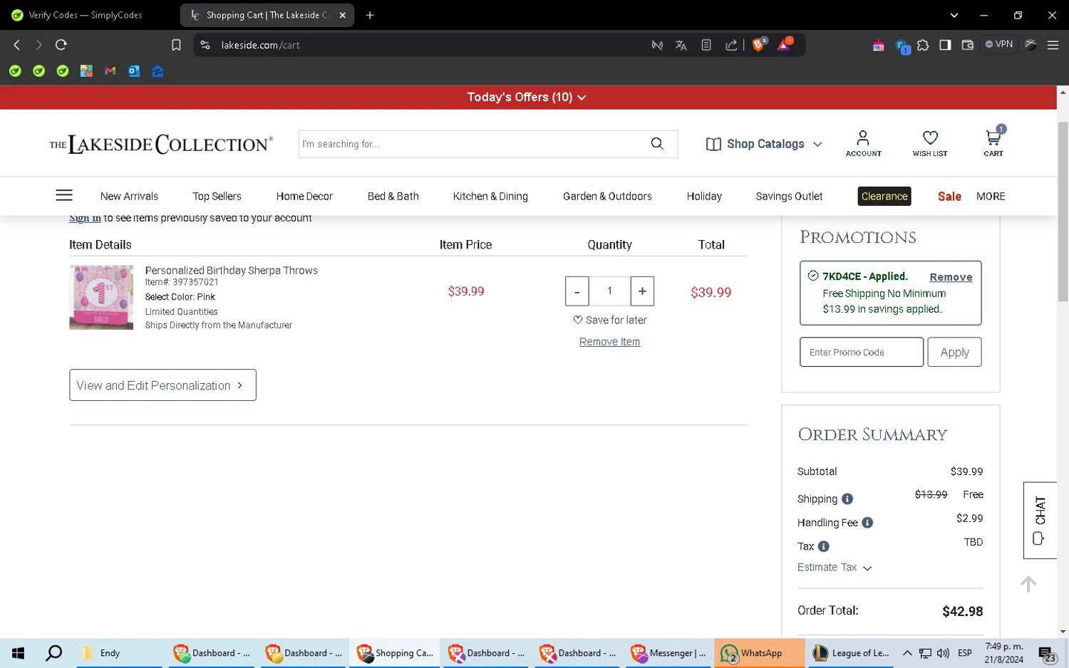 Lakeside Collection Promo Codes 20 Off September 2024