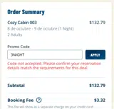 3NIGHT coupon verification screenshot