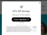 Los Angeles Kings Shop coupon verification screenshot